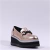 Marco Moreo Stockholm Platform Link Shoe - Gold Metallic